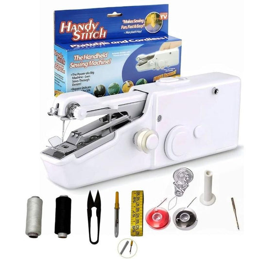 Handy Stitch Mini Portable Smart Electric Tailor Stitch Hand-Held Sewing Machine for Home & Travel with Accessories Included